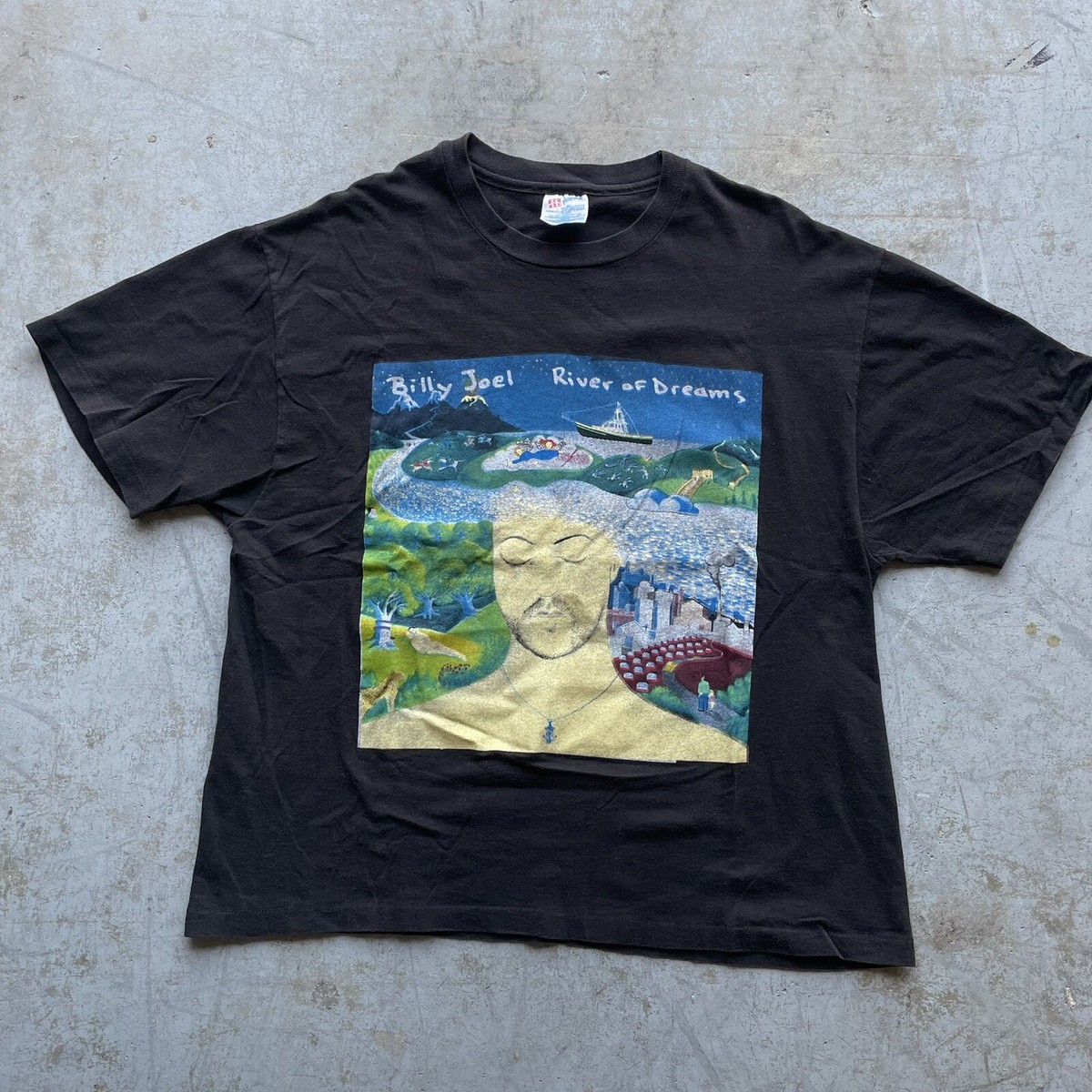 Vintage 1993 Billy Joel River of Dreams Tour T-shirt | eBay