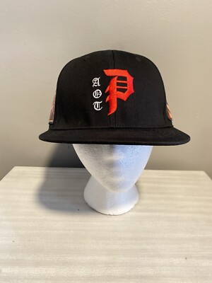 Primitive x Attack On Titan Hat AOT Black Snapback NEW NWOT Eren Jaeger 