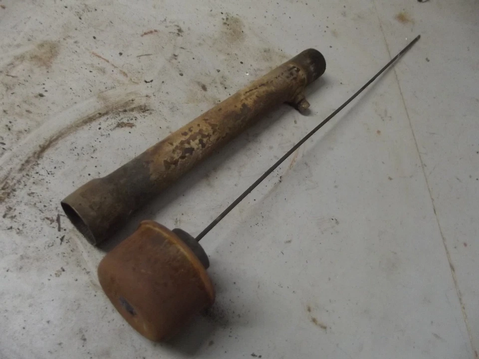 Camión Studebaker M5 1946 1947 1948 cabeza plana 6 tubo de llenado de aceite Foto 3 de 4