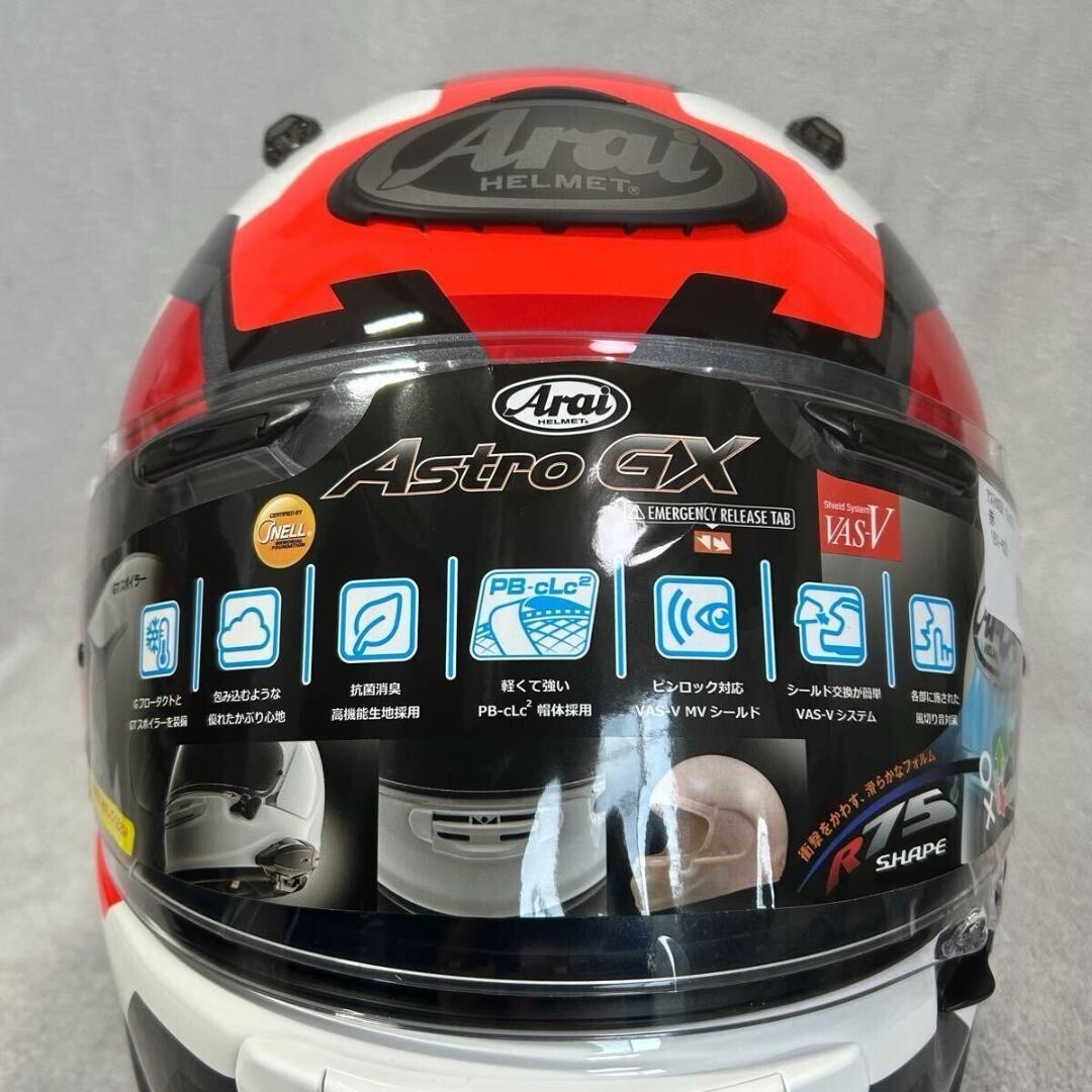 Arai アライ Astro GX 頭囲61〜62cm Arai Full face helmet Contour-X Japan ASTRO-GX Face Gray