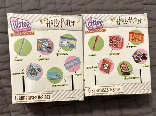 New HARRY POTTER & RON WEASLEY REAL LITTLES MICRO BACKPACK LOT MINI SURPRISES - Picture 2 of 2