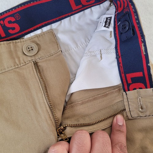 Levi's Youth Boy's Cargo Shorts Adjustable Waistband Flex Stretch Khaki Size 8 - Picture 6 of 9