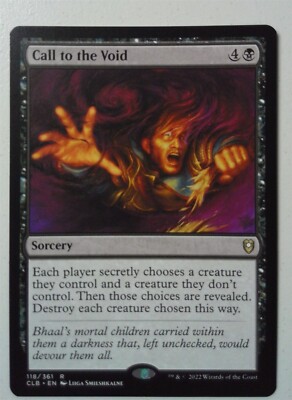 Call to the Void *Rare* Magic MtG x1 CLB Baldur's Gate