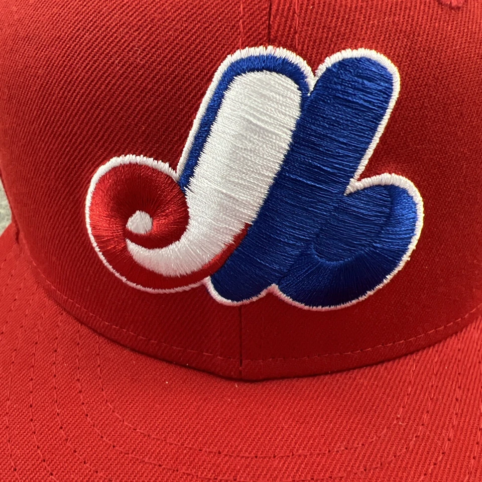 Montreal Expos All Star Game Side Patch Red New Era 59Fifty 7 1/2 NEW! Hat Club - Image 3 of 4