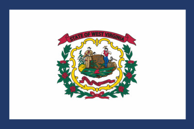 USA Flagge West Virginia – 90 X 150 Cm, NEU, UV-beständig