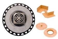 Schluter Kerdi-Drain ABS Classic Shower Drain Kit with Integrated Bonding Fla...