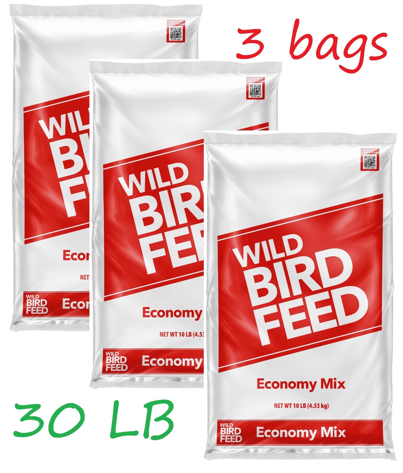 Economy Mix Wild Bird Feed, Bird Food, Value Bird Seed Blend 30 lb. (3 pack) eBay