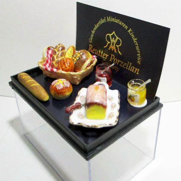 SALE Deluxe Bakery Assortment 1.794/8 Reutter Classic Rose Dollhouse Miniature - Image 3 of 4