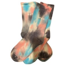 Ocean Breeze tie-dye socks 3 PAIRS 