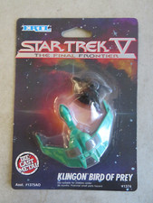 MOC 1989 STAR TREK IV THE FINAL FRONTIER KLINGON BIRD OF PREY DIE CAST ERTL