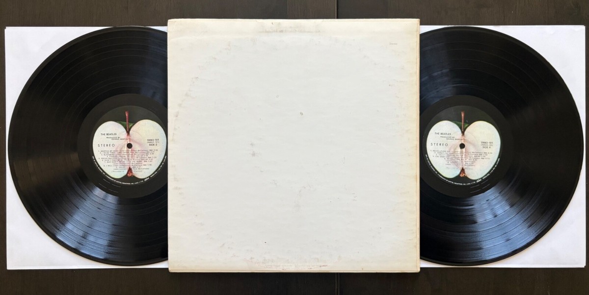 The Beatles WHITE ALBUM UK版 Side3,4のみ THE BEATLES WHITE ALBUM LP UK STEREO FACTORY SAMPLE DEMO