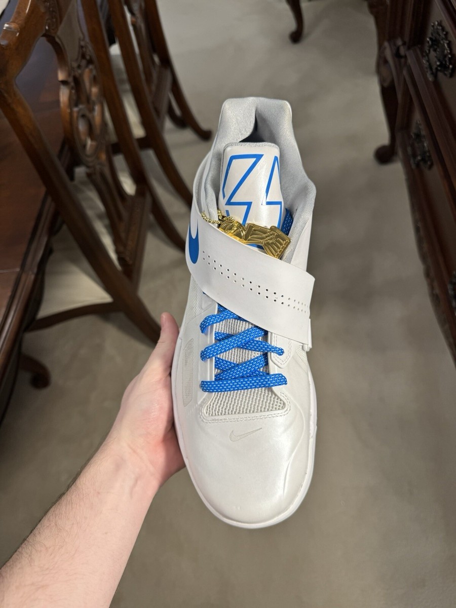 Nike KD 4 Think 16 Thunderstruck Finals RARE Blue White OKC