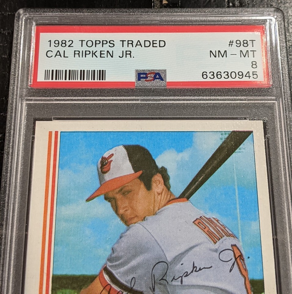 1982 Topps Traded Cal Ripken Jr ROOKIE PSA 8 NM-MT #98T RC Orioles High ...