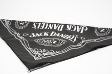 Jack Daniels No.7 black bandana/scarf/handkerchief - new never used