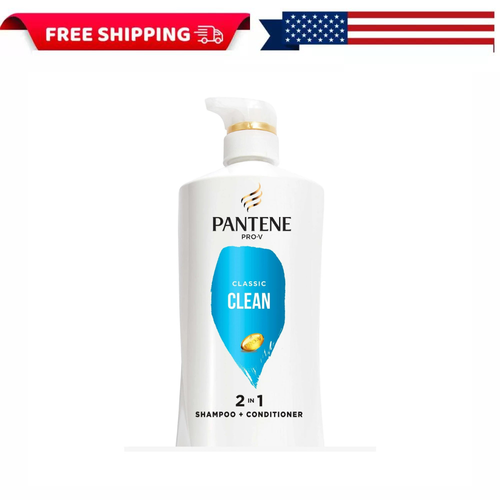 Pantene Pro-V Classic Clean 2in1 Shampoo + Conditioner, 27.7 oz, Fresh Floral - Picture 10 of 12