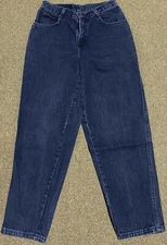 Vintage Gitano Mom Denim Jeans Dark Navy Blue Women's Size 8 Petite 80s 90s 