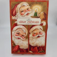 VTG 1950s Hallmark "Mister Christmas" 12 Santa Christmas Cards in Original Box