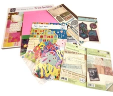 Marcella Memory Pockets & Ancestry Cardstock Stickers Kit For Scrapbooking