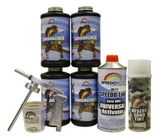 T-Rex Desert Sand Spray On urethane Truck Bed Liner, 4 quart kit, SMR-1000DS-K4