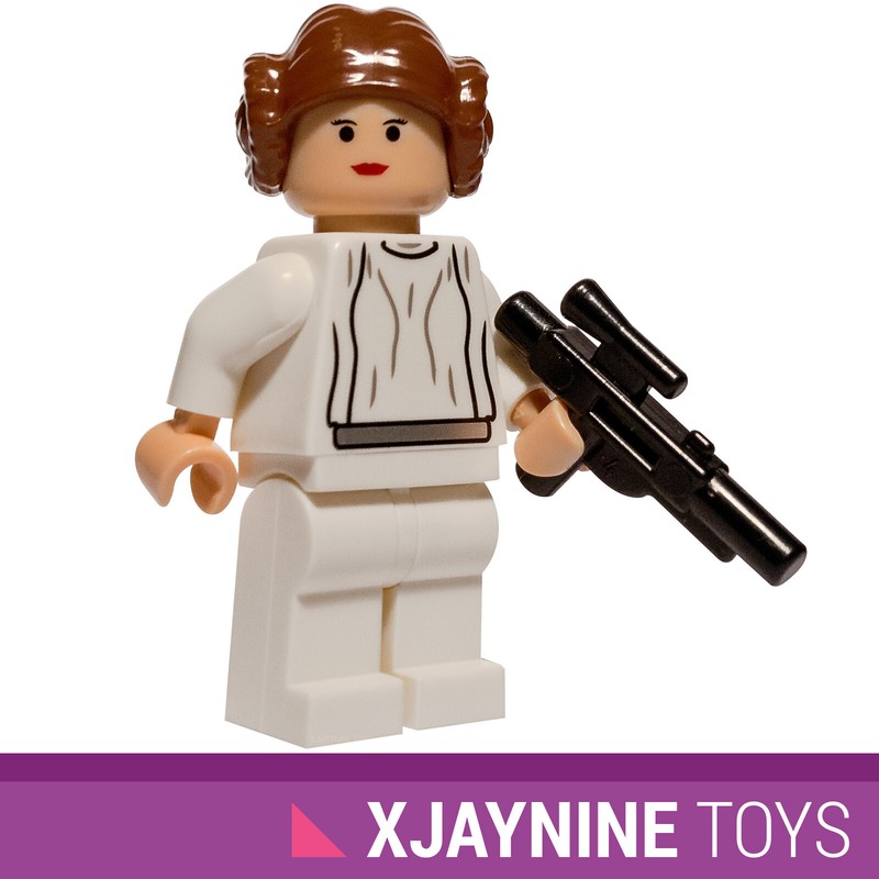 GENUINE LEGO STAR CLONE WARS Princess Leia Minifig + Blaster Gun NEW SUPER RARE
