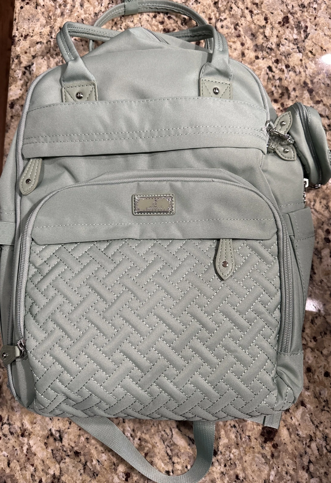 Bobbleroo Diaper Bag Backpack Baby Changing Pad Water Resistant Padded Straps