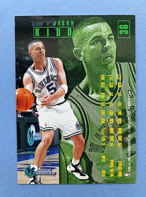 1995-96 Fleer Basketball Jason Kidd #36 Dallas Mavericks | eBay