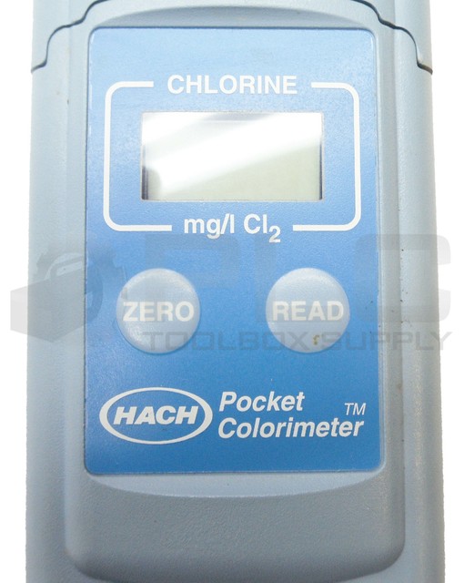 Hach Pocket Colorimeter Bundle 46700-00 Test Kit Chlorine Ci2 for sale ...