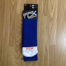 TCK Performance Baseball Socks New Size: L Blue  White Color