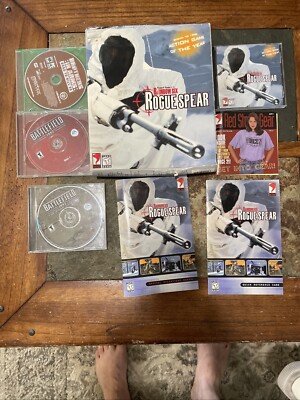 Vintage Tom Clancy's Rainbow Six: Rogue Spear Big Box PC Windows Game 1999