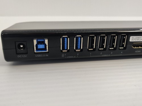 Wavlink USB 3.0 Universal Laptop Docking Station TESTED w/ Adapter Working - 第 5/10 張圖片