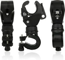 Bike Flashlight Mount Holder 90  Rotation Adjustable Bicycle Flashlight Holder