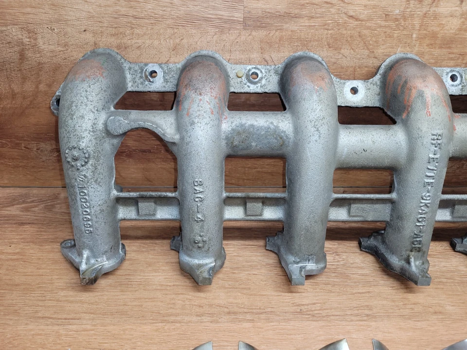 Впускной коллектор 87 88 89 90 91 92 93 94 95 Ford F150 F250 4,9 л Rf E7TE 9K461 A5 - Изображение 4 из 4