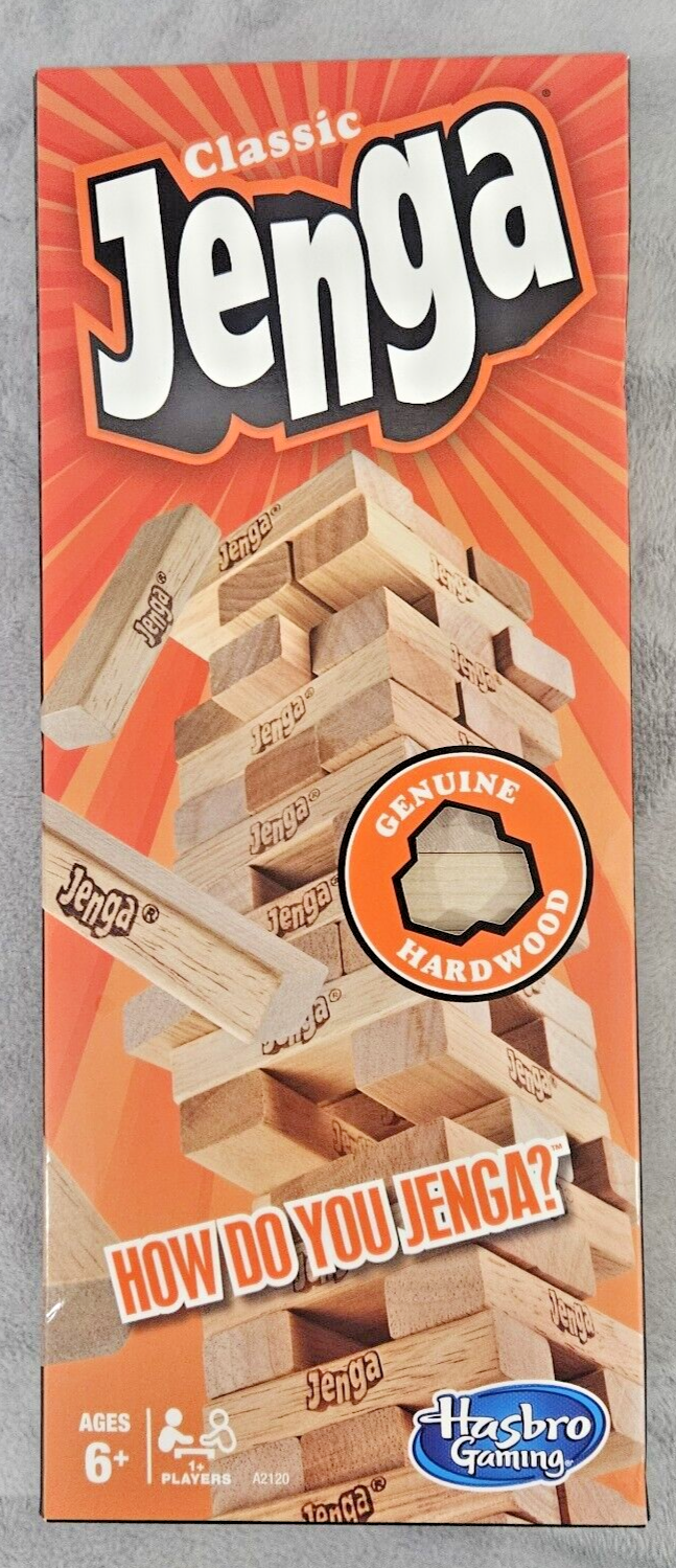 Hasbro Gaming 2019 Classic Jenga Wood Block Game A2120