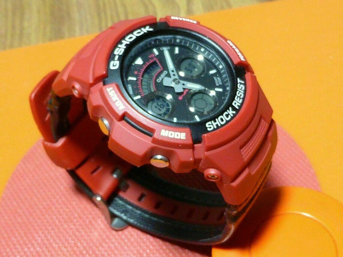 Casio G-Shock AW-591RL-4ADR #4778 Kawasaki Red Series WATCH Casio G-Shock AW-591RL-4ADR #4778 Kawasaki Red Series WATCH