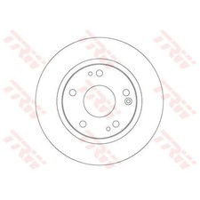 2x Bremsscheibe hinten für Honda Civic X FC | 26232576
