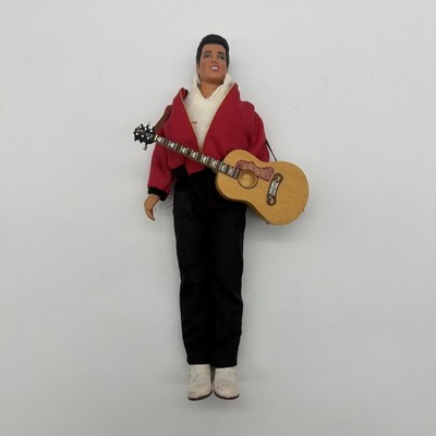 Vintage Hasbro Elvis Presley Jailhouse Rock 12'' Dressed Fashion Doll w/ Guitar