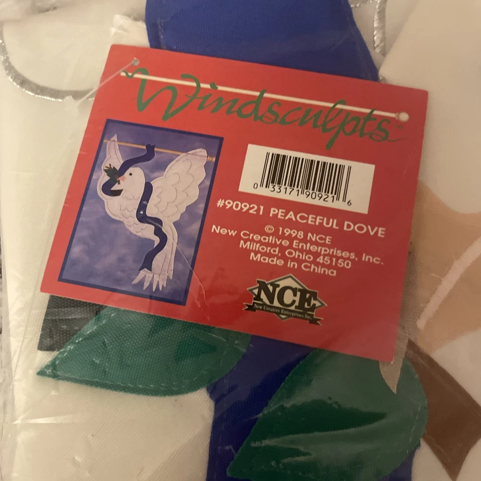 Paloma pacífica Windsculpts de colección #90921 por NCE bandera de patio 1998 - NUEVO Foto 4 de 4