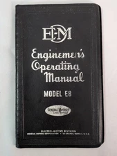 EMD Operating Manual No. 2311 Model E8 1949 First Edition General Motors