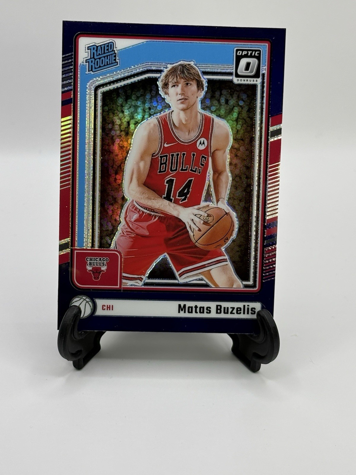 2024-25 Panini Donruss Optic Rated Rookie Matas Buzelis #271 Purple Holo RC