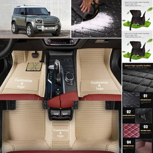 For Land Rover Defender Car Floor Mats All Weather Protection Floor Liners - Imagen 17 de 25