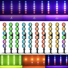 1-10PCS 350W 6 Leds Strip Retro Light COB RGB Par Stage Light Outdoor Party Show