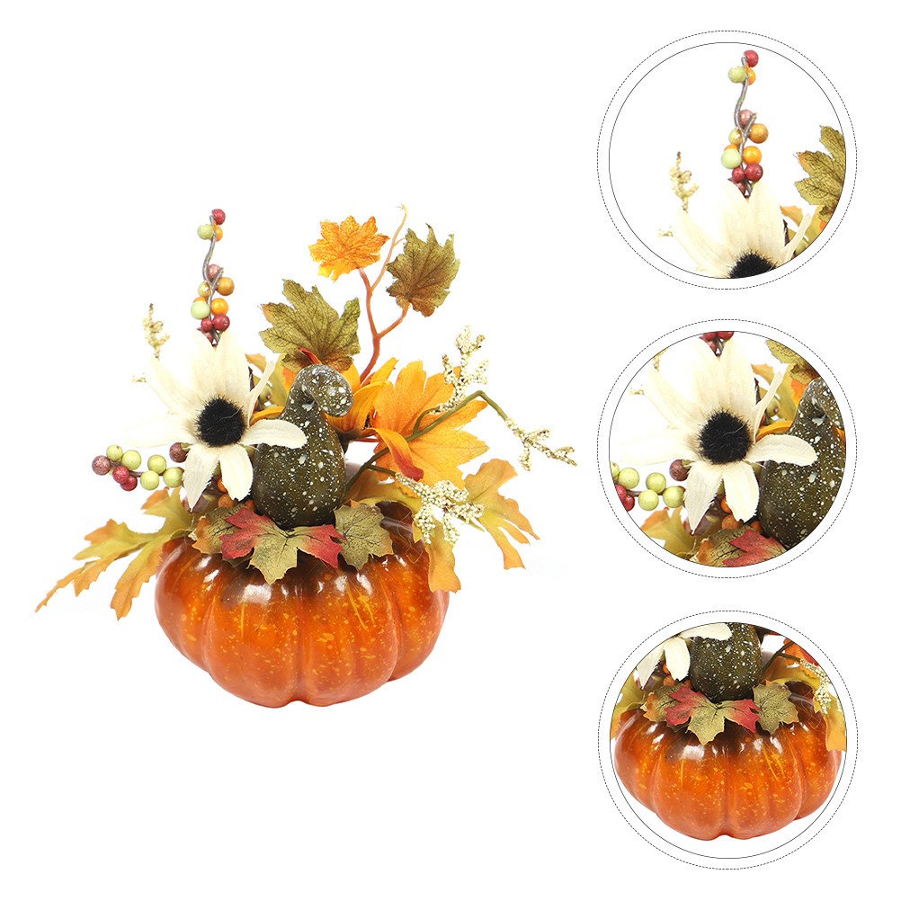 Pumpkin Adornment Halloween Decorations Outdoor Pumpkins for Decorating