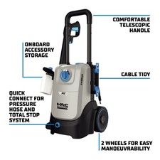 Mac Allister High Pressure Washer Jet M2 Corded Electric Powerful 145bar 1.8kW