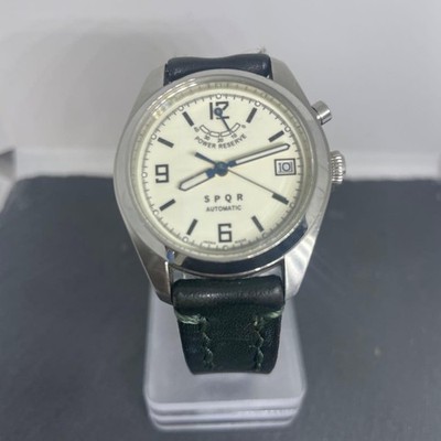 SPQR Automatic Watch Power Reserve Used Tested From Japan