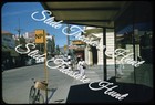 New Zealand Blenheim Street Scene Signs Car 35mm Slide 1950s Kodachrome Woman — photo 1