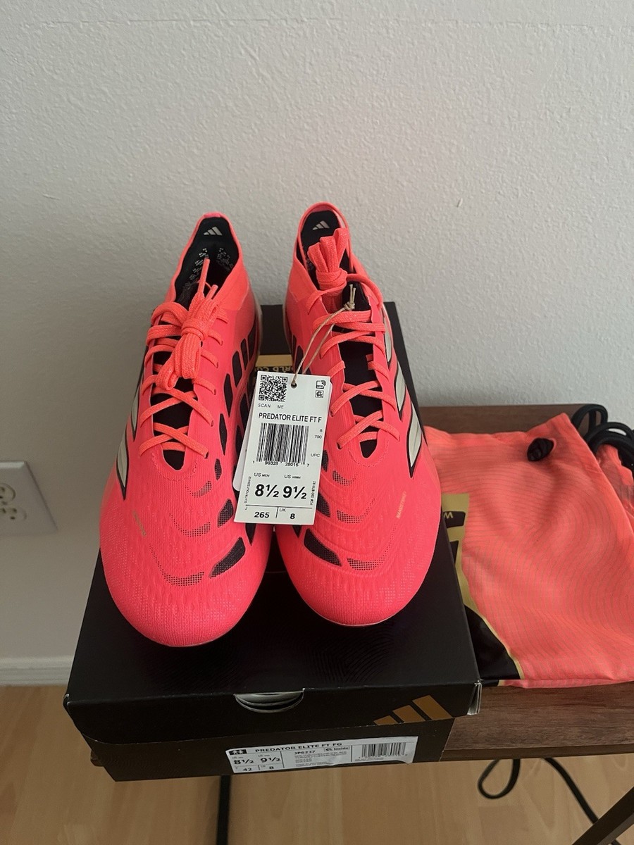 adidas Predator Elite FT FG Men's Soccer Cleats Pink/Black Low Top