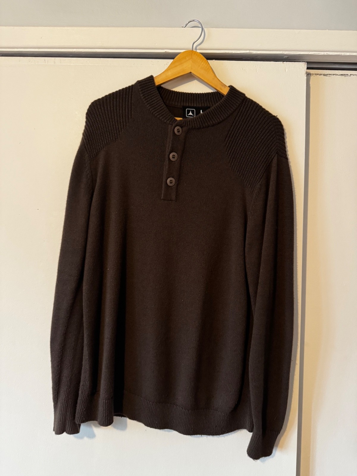 Triple Aught Design SF Journeyman Sweater Men's Size Large Brown 