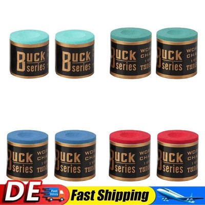 2pcs Pool Cue Chalk Professional Lime Snooker Chalks No-slip for Billiard Lovers