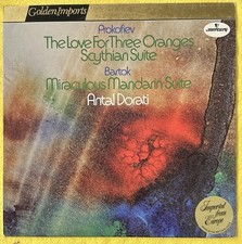 PROKOFIEV & BARTOK:  DORATI, London & BBC S.O. LP NM/VG+ Mercury Golden Imports