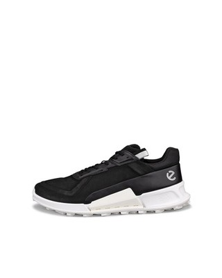 Ecco Biom 2.1 X Mountain Hiking Shoes Black Nubuck Sneaker EU 45 Mens 11 - 11.5 